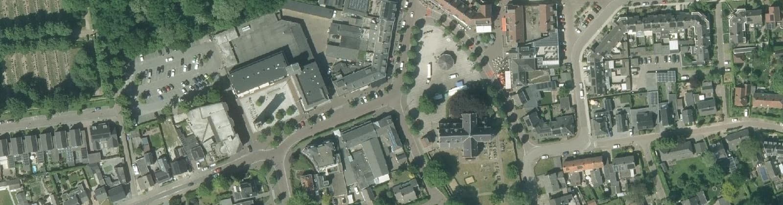 Luchtfoto van Hof