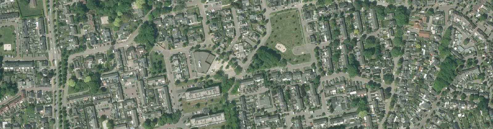 Luchtfoto van Bladel Wilhelminalaan