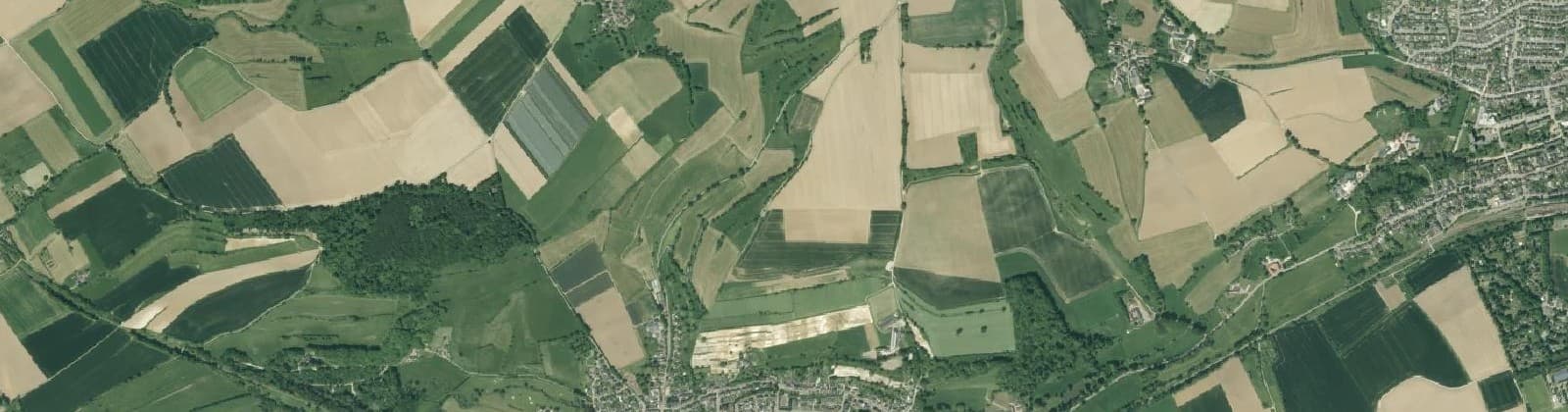 Luchtfoto van Verspreide huizen