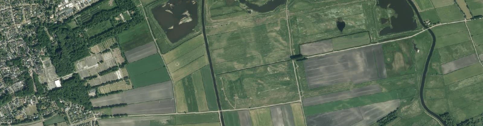 Luchtfoto van Verspreide huizen Zuidlaren