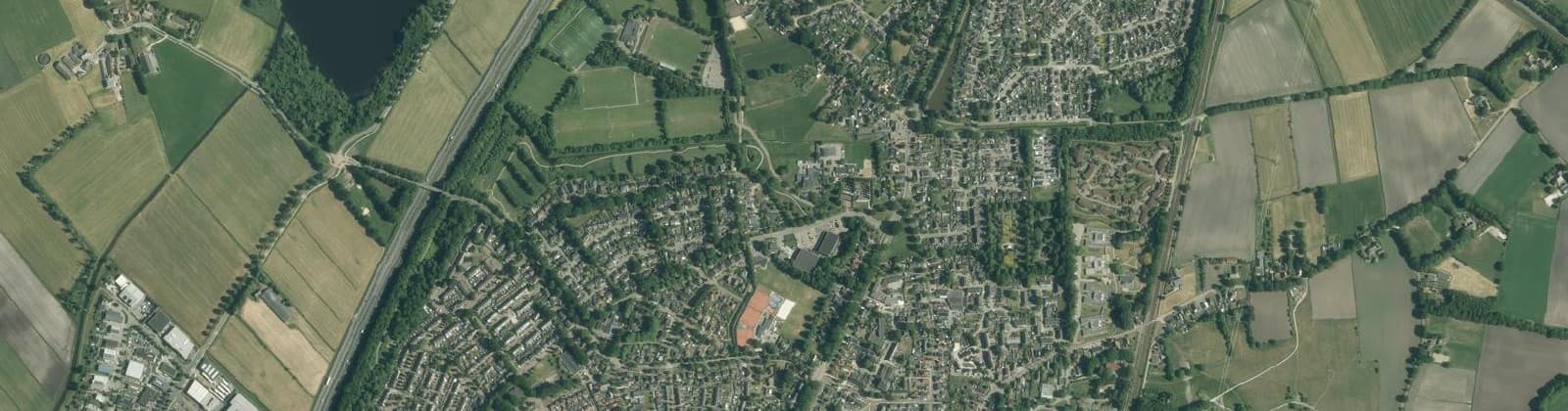 Luchtfoto van Beilen