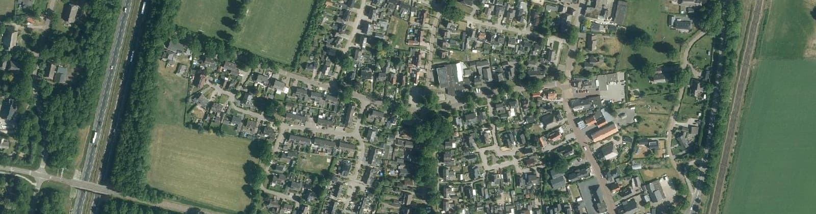 Luchtfoto van Hooghalen