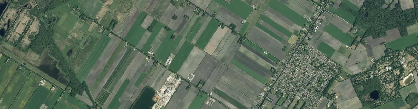 Luchtfoto van Verspreide huizen Bovensmilde
