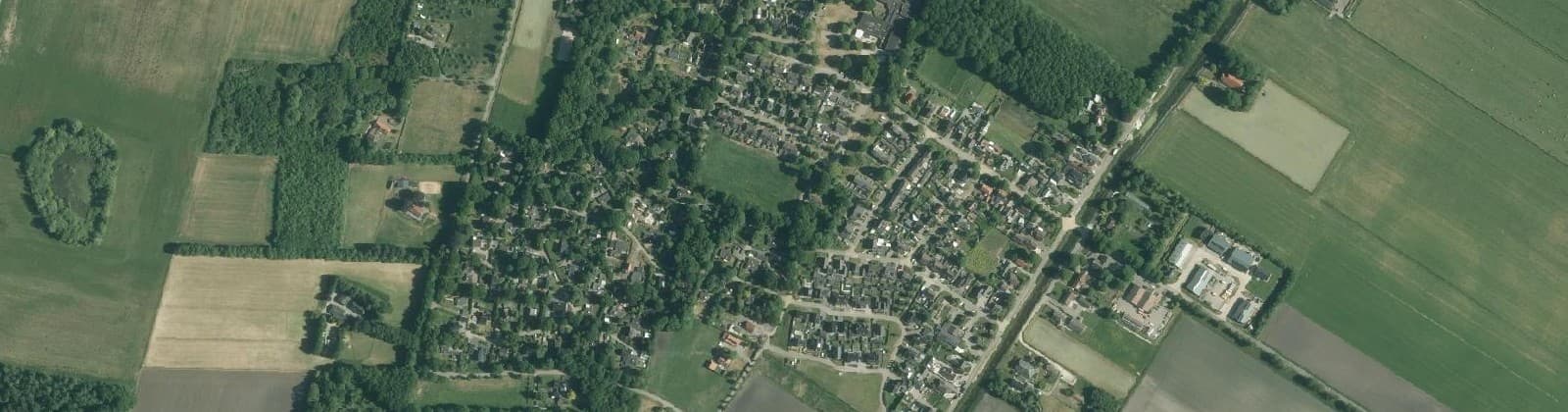 Luchtfoto van Nieuw-Balinge