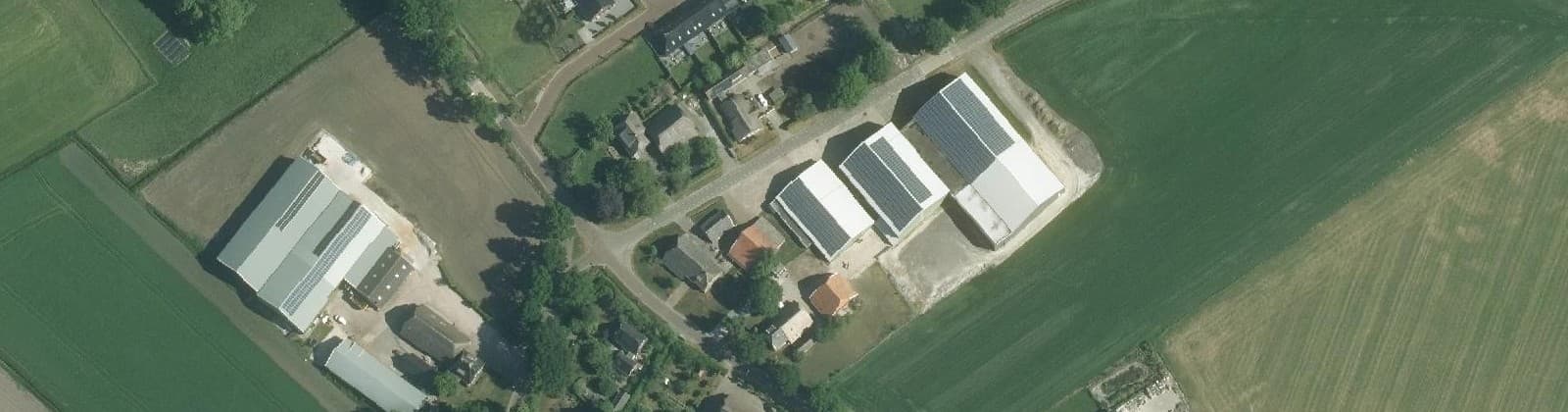 Luchtfoto van Garminge