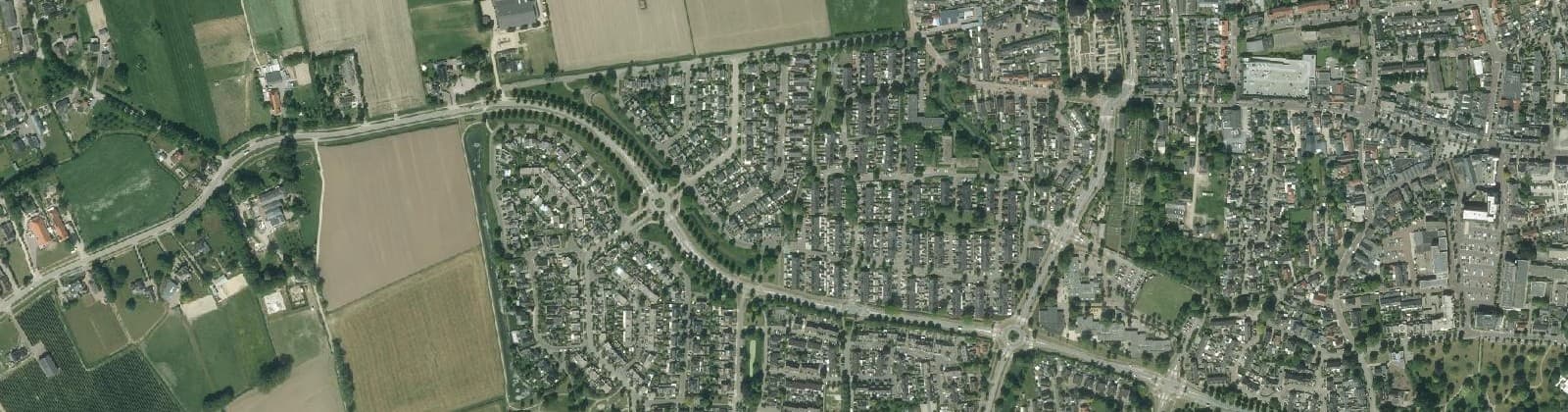Luchtfoto van Huyekamp
