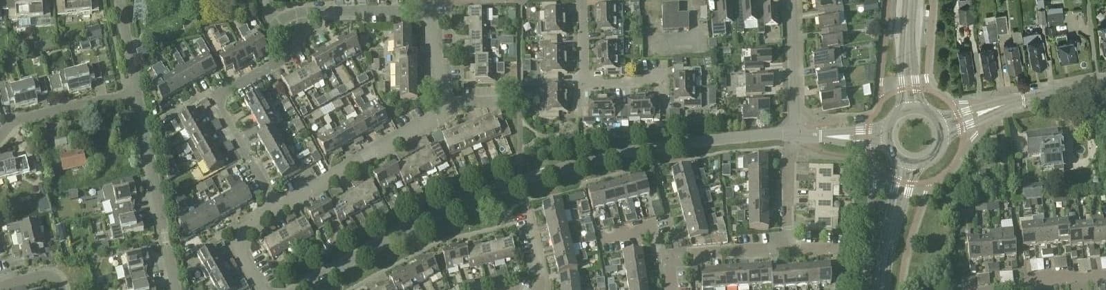 Luchtfoto van de Zuiling
