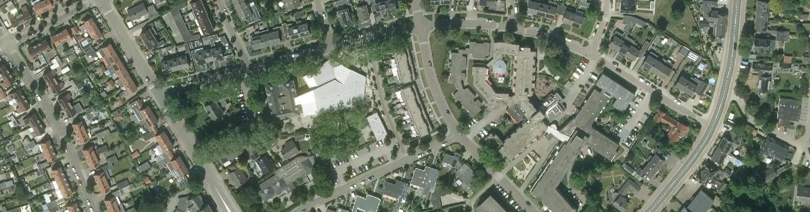 Luchtfoto van Steding