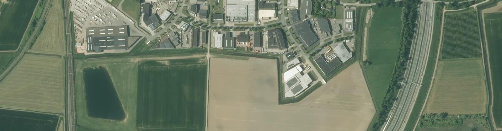 Luchtfoto van Merm