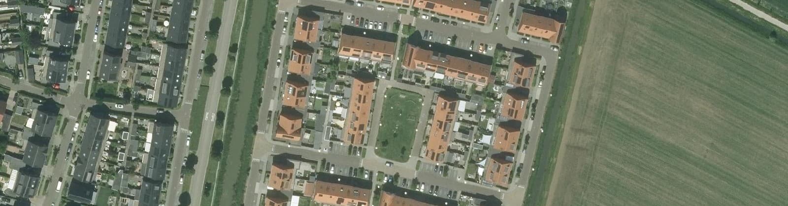 Luchtfoto van Vierslag