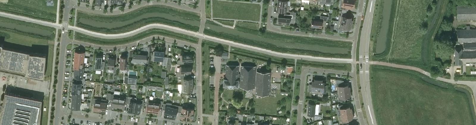 Luchtfoto van Lanenbuurt