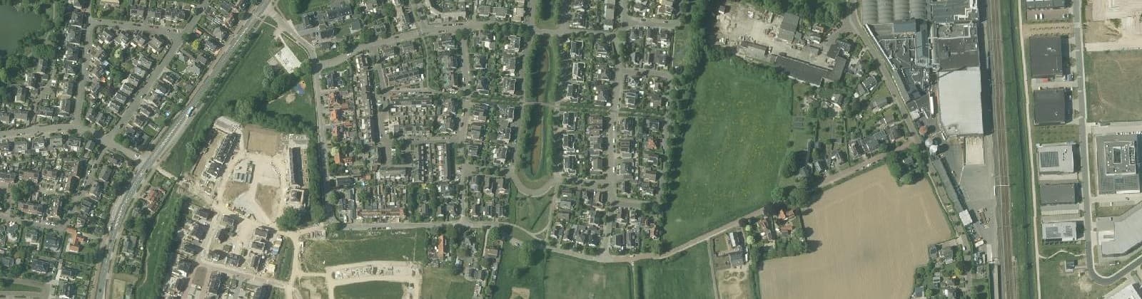 Luchtfoto van De Brieneshof-De Pas