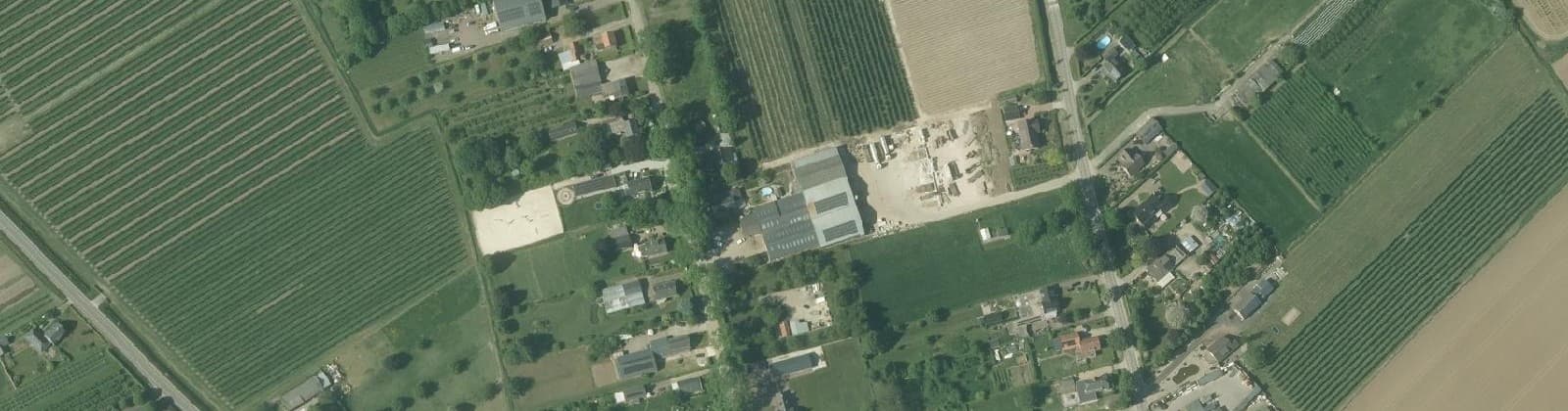 Luchtfoto van Omg. Binnenstraat-Stenenkamerstraat