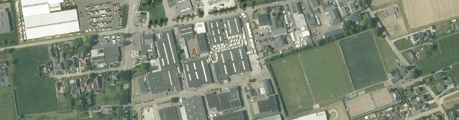Luchtfoto van Bedrijventerrein Andelst Oost