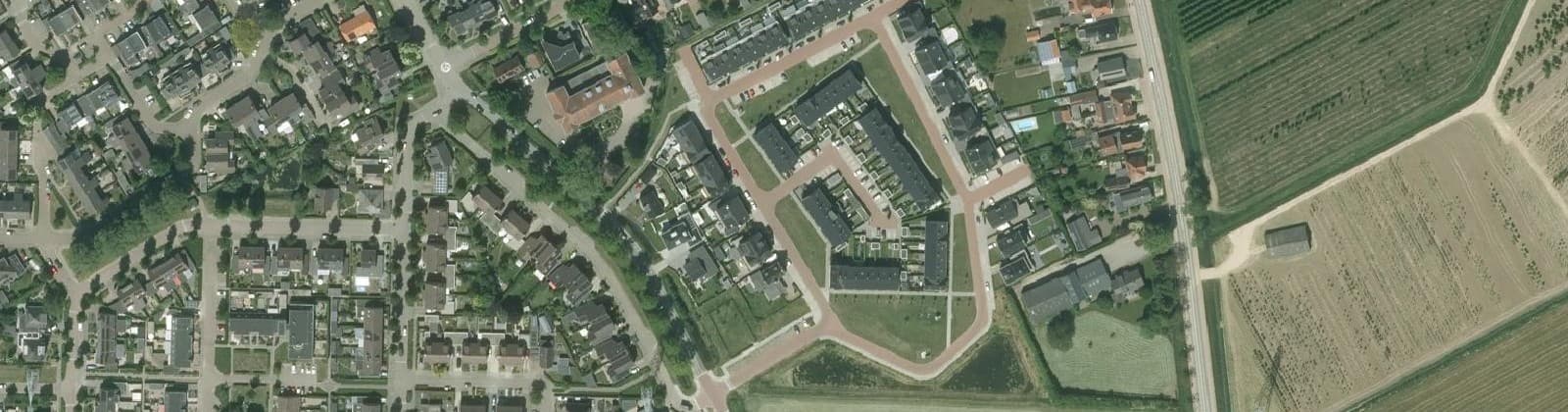 Luchtfoto van Omg. Sterappel, Loohof en Zetten Zuid