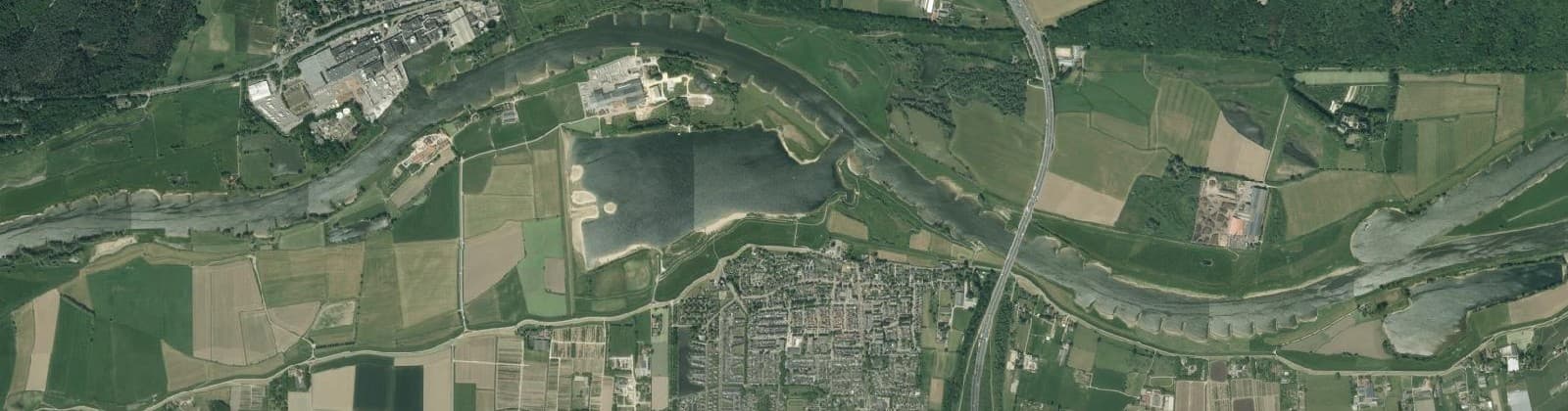 Luchtfoto van Uiterwaarden Heteren