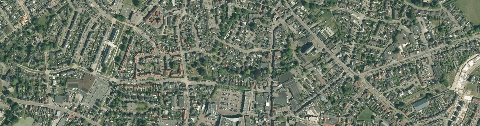 Luchtfoto van Centrum-Goor