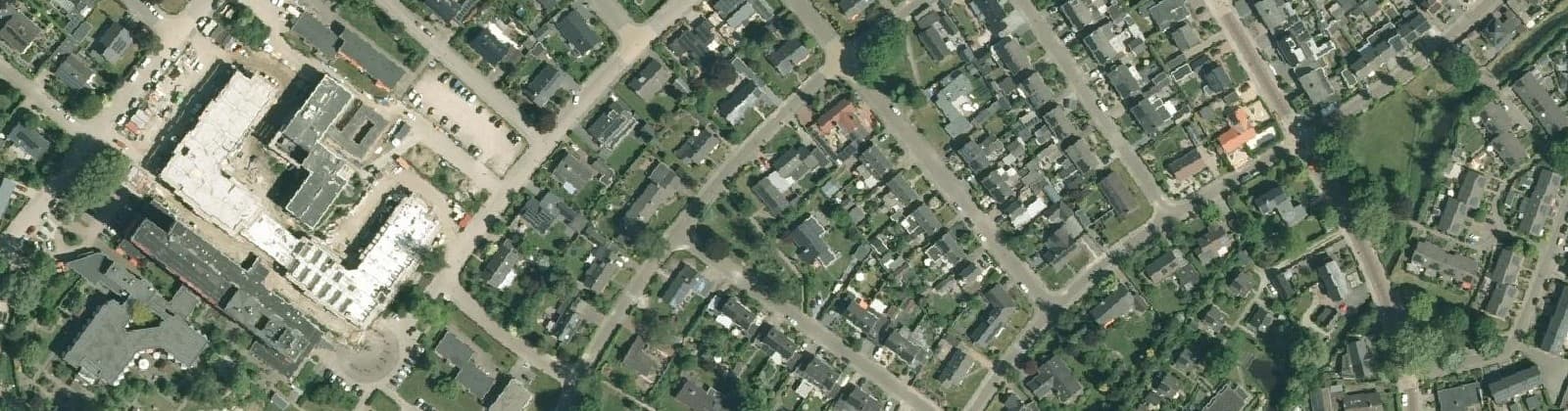 Luchtfoto van Bungalow-wijk