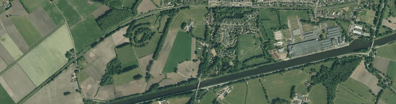 Luchtfoto van Waterhoek