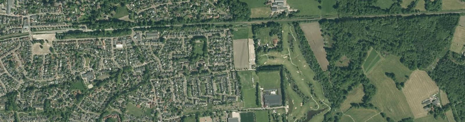 Luchtfoto van Vogelweiden