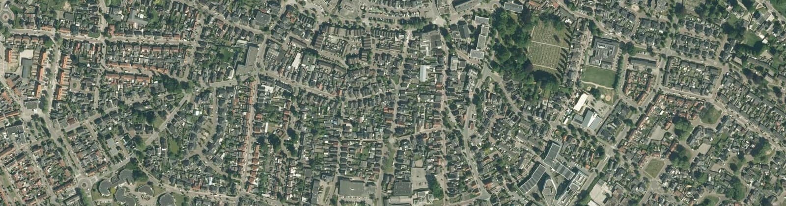 Luchtfoto van Hofstee en De Delle