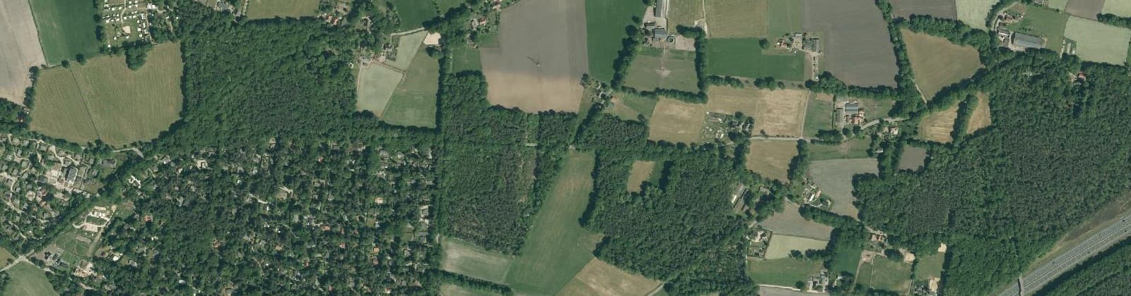 Luchtfoto van Buurtschap Borkeld