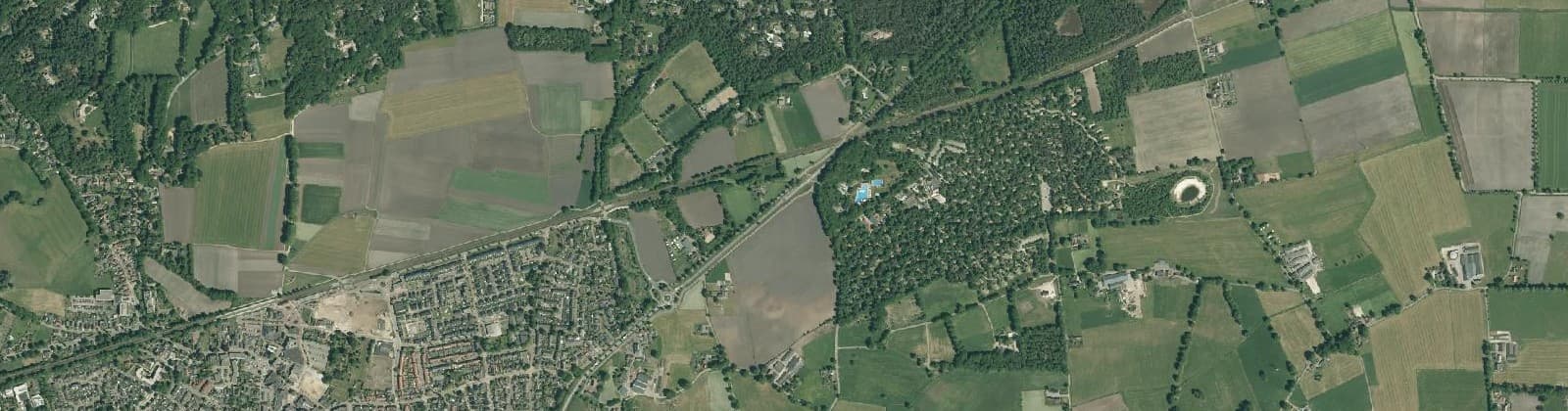 Luchtfoto van Buurtschap Look