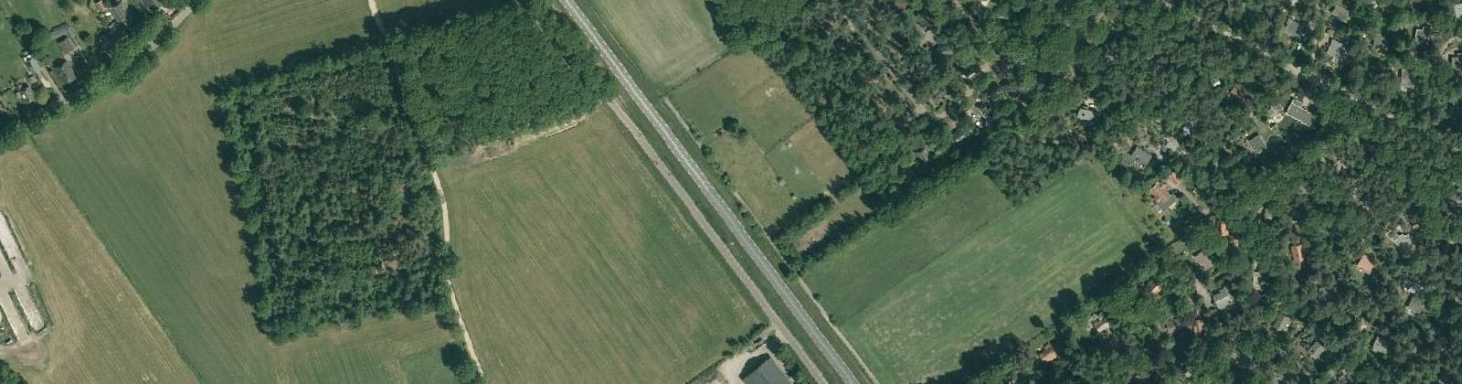 Luchtfoto van Zomerhuisjesterrein De Borkeld