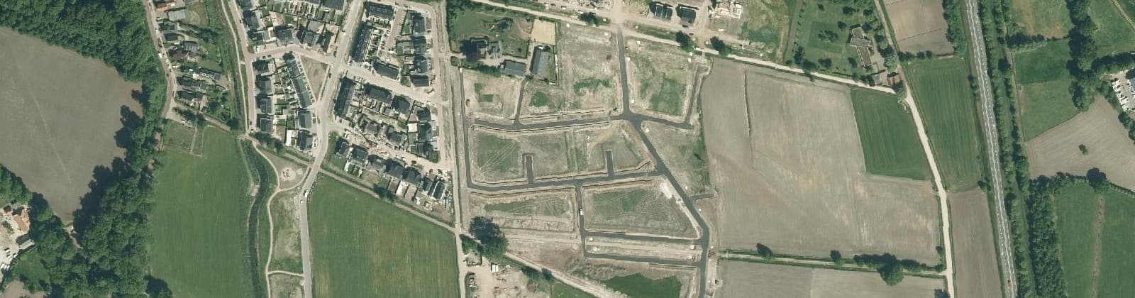 Luchtfoto van Het Opbroek noord