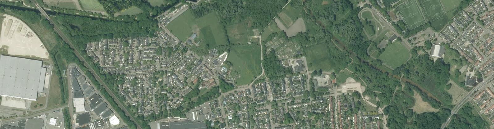 Luchtfoto van Skandia