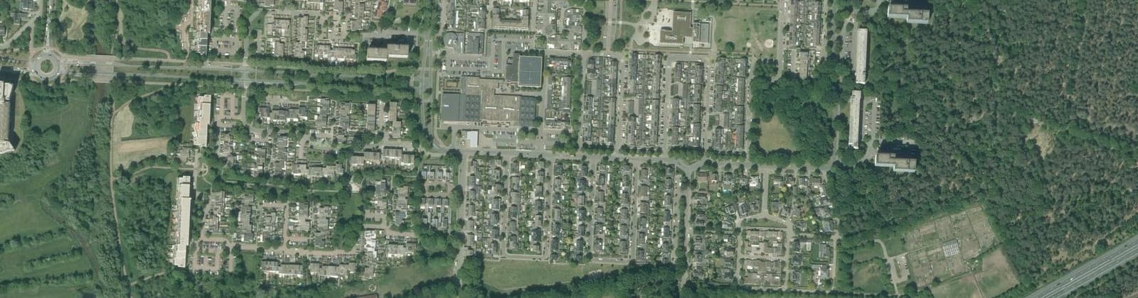 Luchtfoto van Coevering