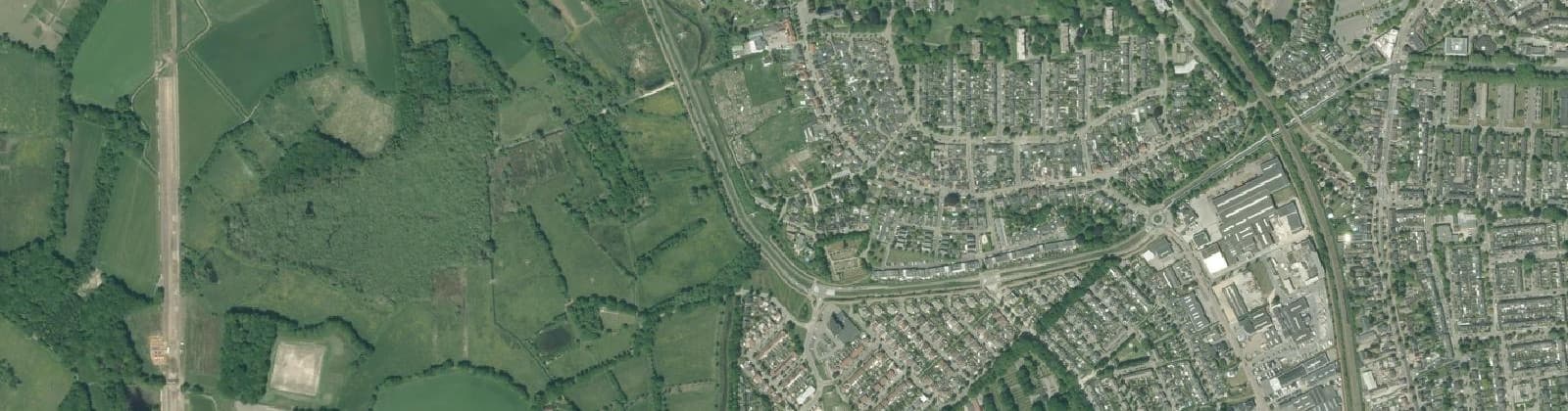 Luchtfoto van Buitengebied Geldrop- West