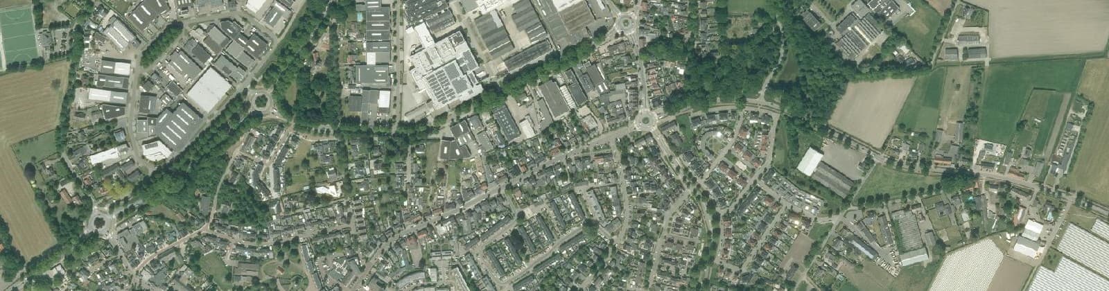 Luchtfoto van Mierlo-Dorp