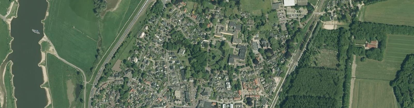 Luchtfoto van Wijhe Centrum