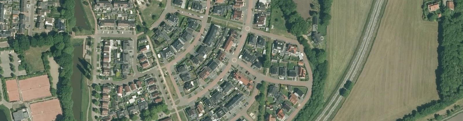 Luchtfoto van 't Pierik