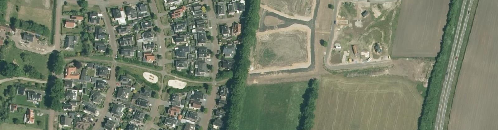 Luchtfoto van Remerink en Denekamp Oost