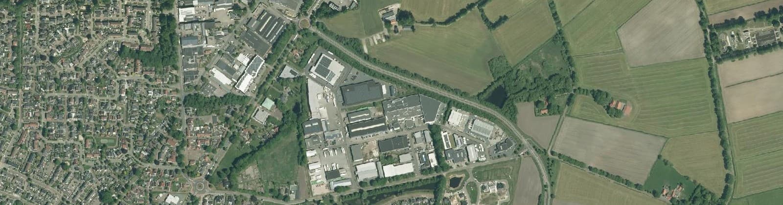 Luchtfoto van Sombeek