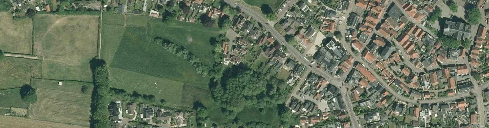 Luchtfoto van villapark Stobbenkamp