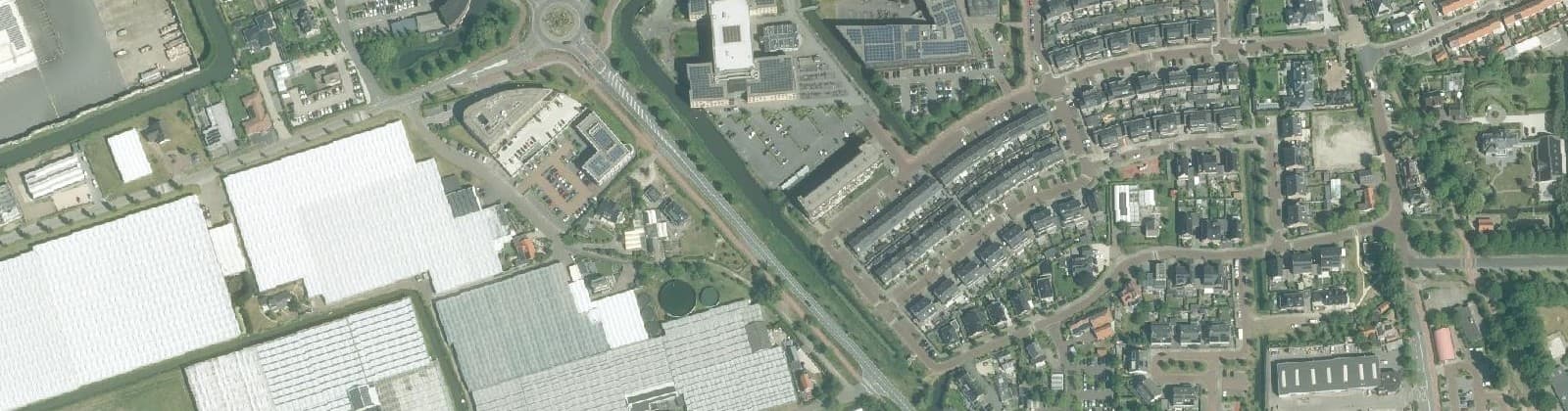 Luchtfoto van Hoogeland West