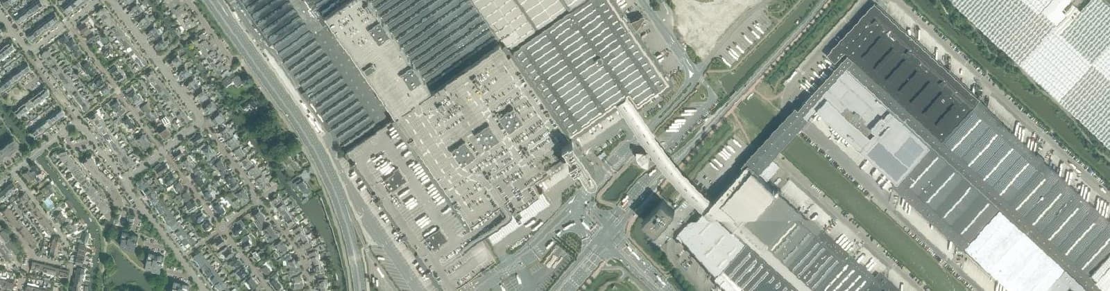 Luchtfoto van Bedrijventerrein Bloemenveiling