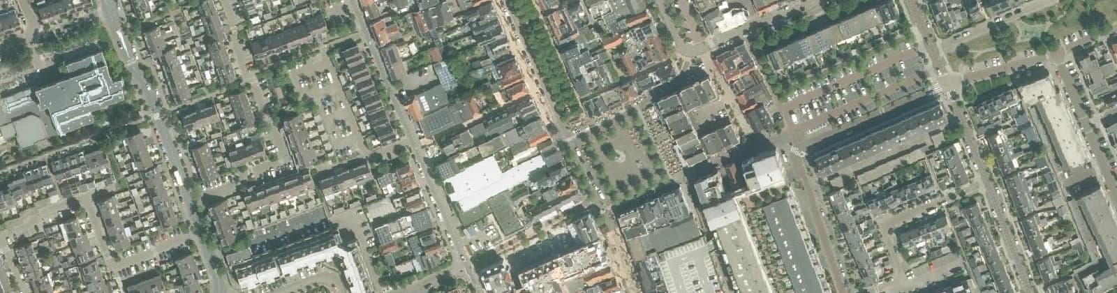 Luchtfoto van centrumgebied 's-Gravenzande