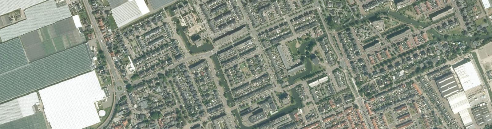Luchtfoto van Vreeburgh