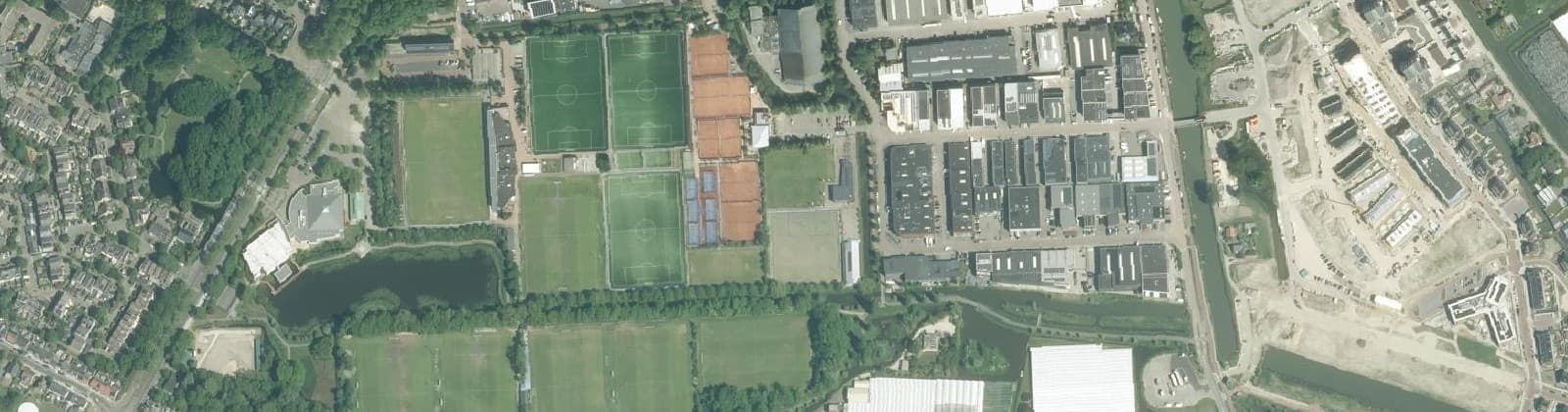 Luchtfoto van Bedrijventerrein Teylingen