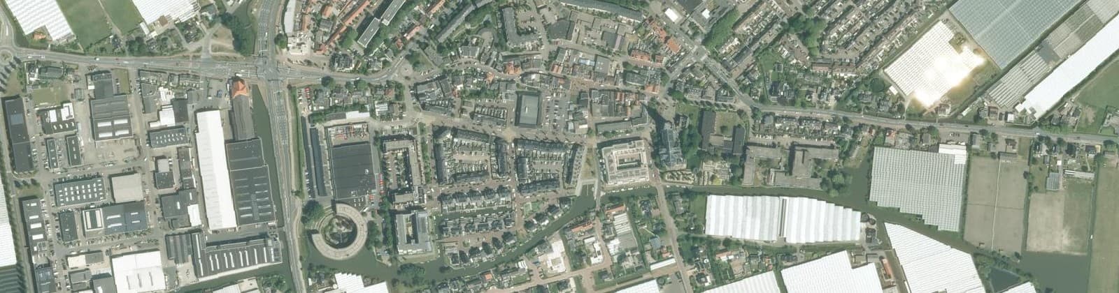 Luchtfoto van Poeldijk Centrumgebied