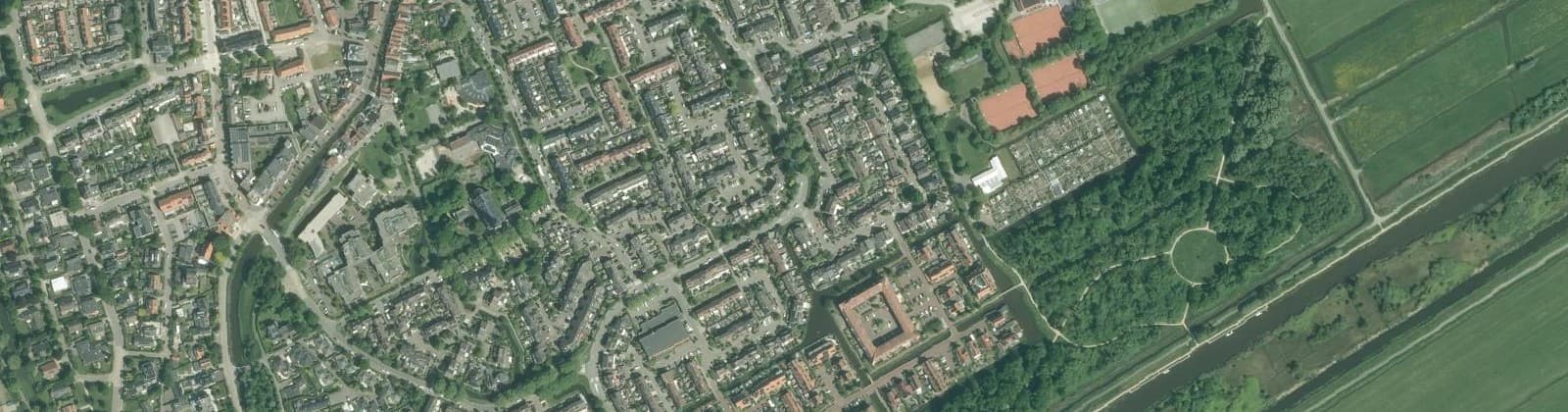 Luchtfoto van Maasland