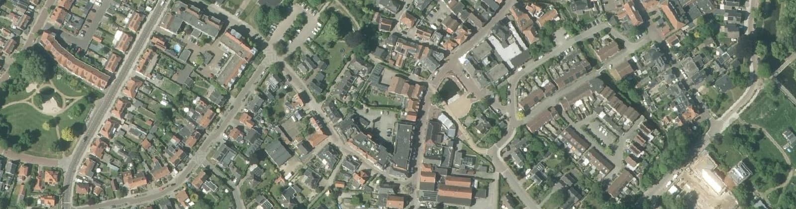 Luchtfoto van Borculo Centrum
