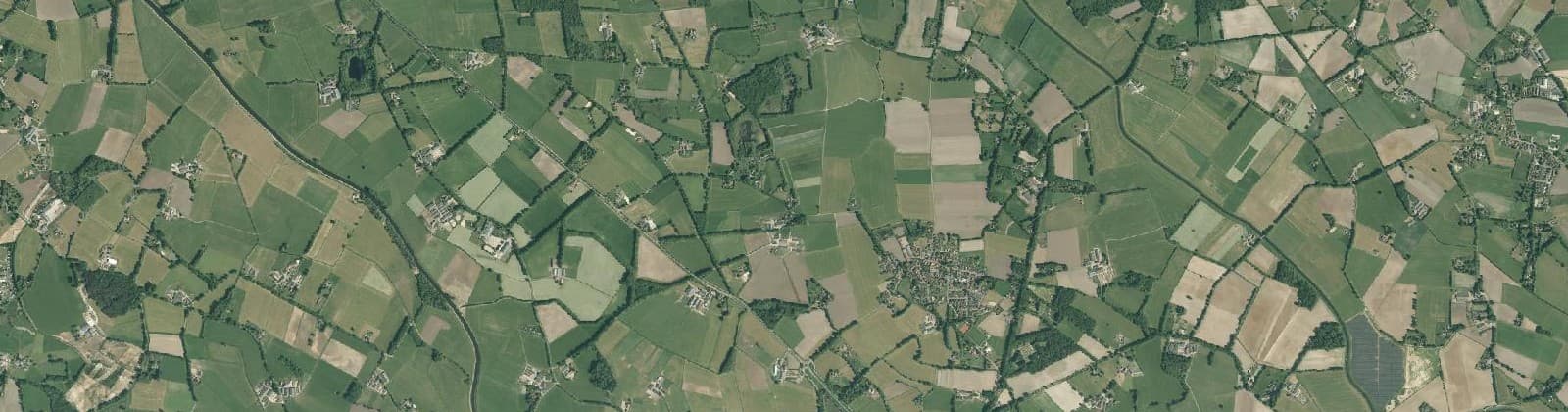 Luchtfoto van Verspreide huizen Geesteren