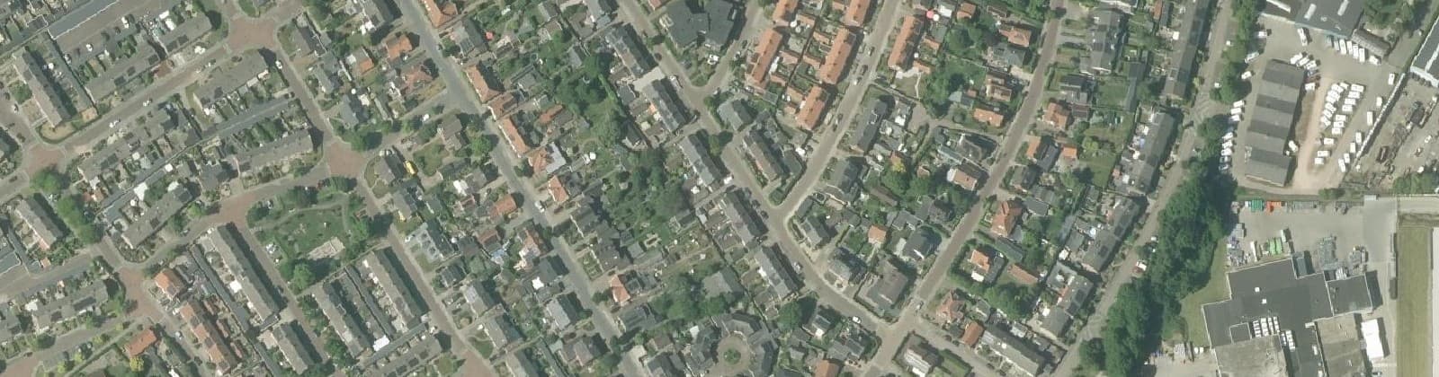 Luchtfoto van Oostenrijkse Buurt