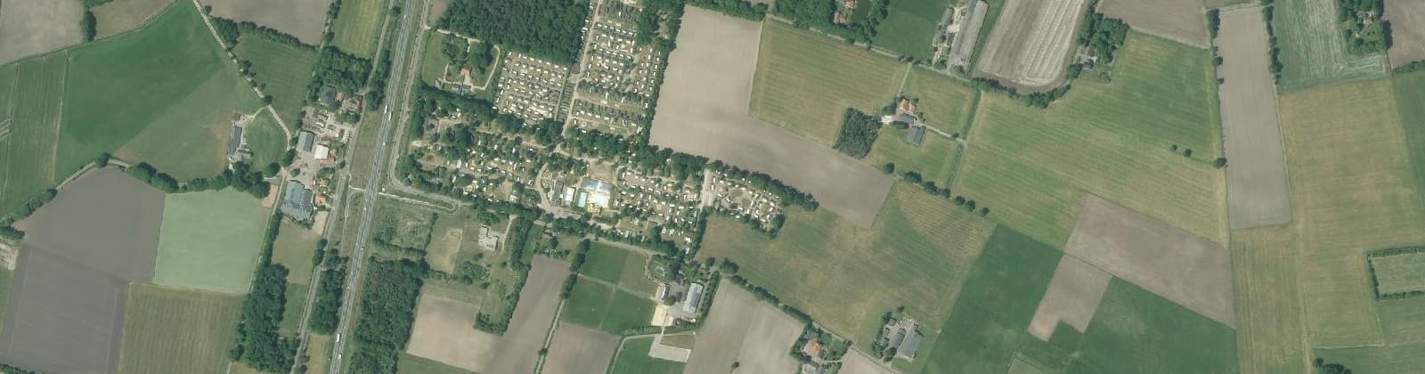 Luchtfoto van Verspreide huizen Hupsel-Oost