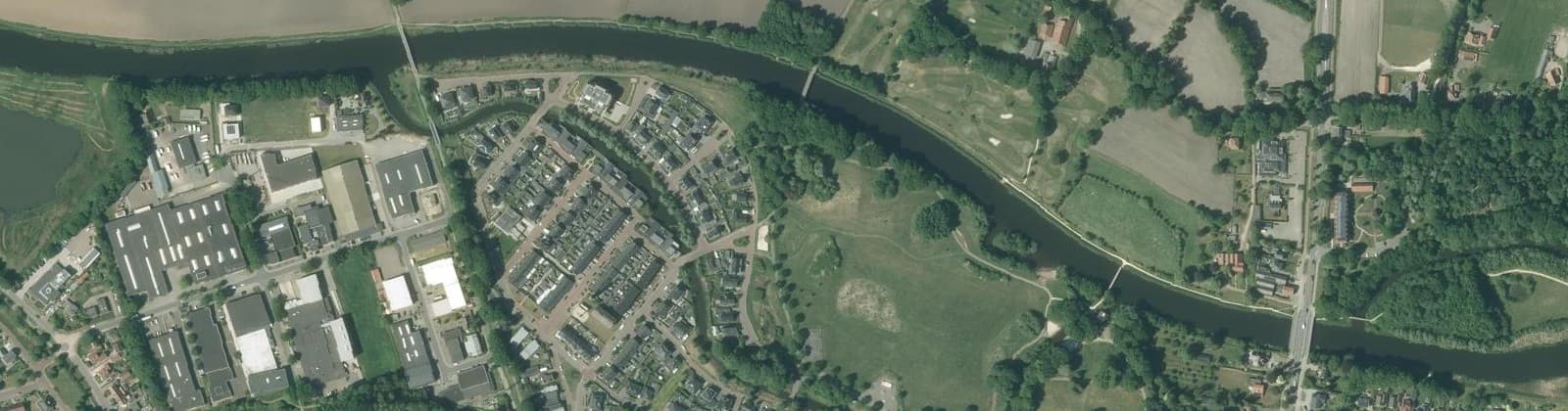 Luchtfoto van Op de Bleek